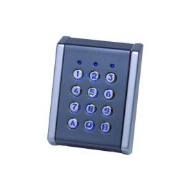 XPR Tastaturleser aus Aluminium (EM & HID 125kHz, 2 Relais, RS485 Bus, 1.000 Codes/Karten, Hintergrundbeleuchtung)