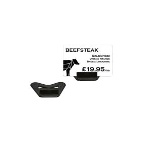 Preisschildhalter flach schwarz