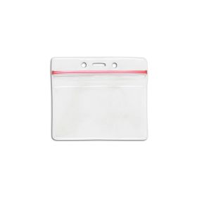 Kartenhalter horizontal Vinyl 70 x 92 mm Zip-Lock