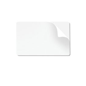 Plastikkarten klein 0,25 Kleberücken (100 Stück)