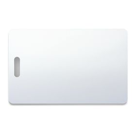 PVC Karte Premium 86 x 54 x 0,76 mm Langloch kurze Seite (500 Stück)