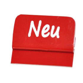 Aktionsreiter PVC 26 x 13 mm rot Neu (10)