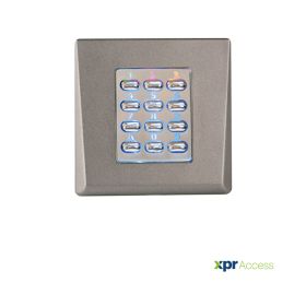 XPR NW/UP Tastaturleser mit Hintergrundbeleuchtung (Metalltastatur, Multi-Wiegand, dunkelgrau)