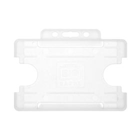 BioBadge Open Faced Holders Landscape - Pack of 100 / transparent