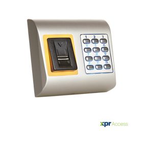 XPR SA/AP MINI Metall Swipe Fingerabdruckleser + Tastatur (98+2 Fingerabdrücke, 1 Relais)