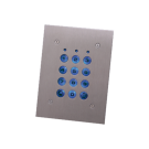 XPR Polycarbonat-Tastatur NW/UP Tastaturleser aus Edelstahl (Wiegand)