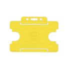 BioBadge Open Faced Holders Landscape - Pack of 100 / gelb