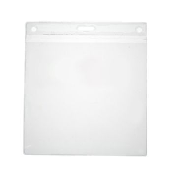 Vinyl-Besucherkartenhalter 110 x 105 mm Querformat - 100 Stück