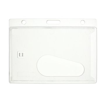 Kartenhalter horizontal transparent beidseitig (100 Stk.)