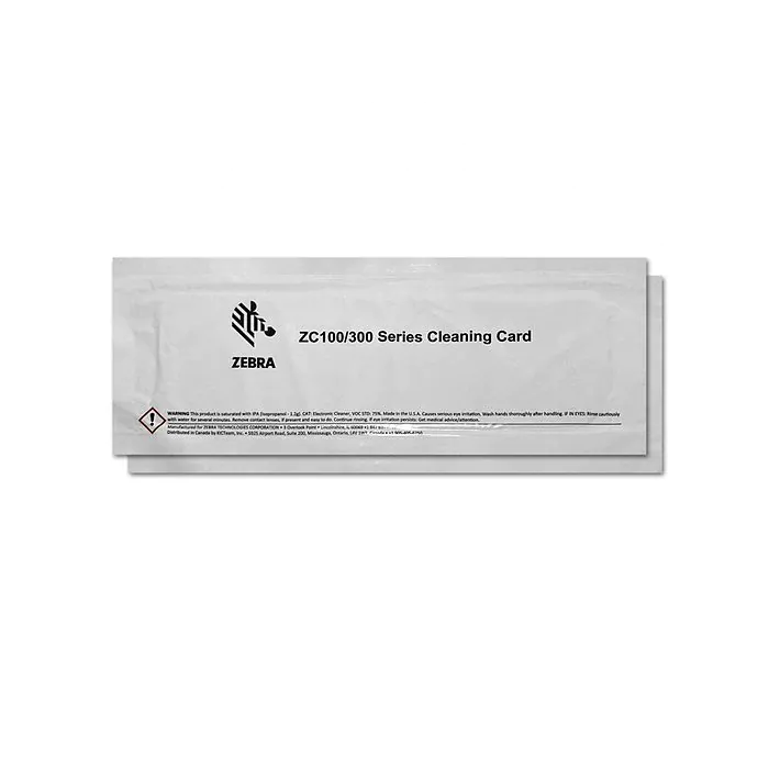 Zebra ZC100/ZC300/ZC350 cleaning kit - 5 cards