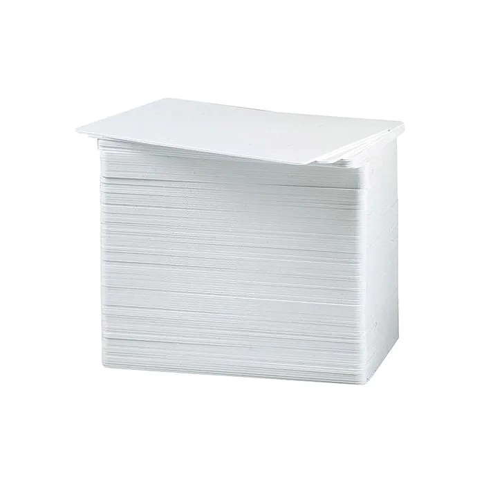 Datacard Cards, Plastic, ISO ID-1 (CR80/.030), Blank front and 1/2 inch Hi Co magnetic stripe PVC back, Pack of (125 Stück) cards