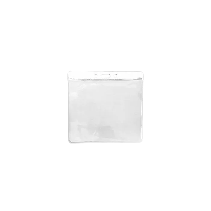 Card holder horizontal vinyl 93 x 114 mm - color bar white Card holder horizontal vinyl 93 x 114 mm - color bar white