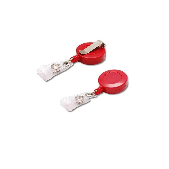 Jojo mit Gürtelclip Sicherhaltshalter gewebeverstärkt / rot