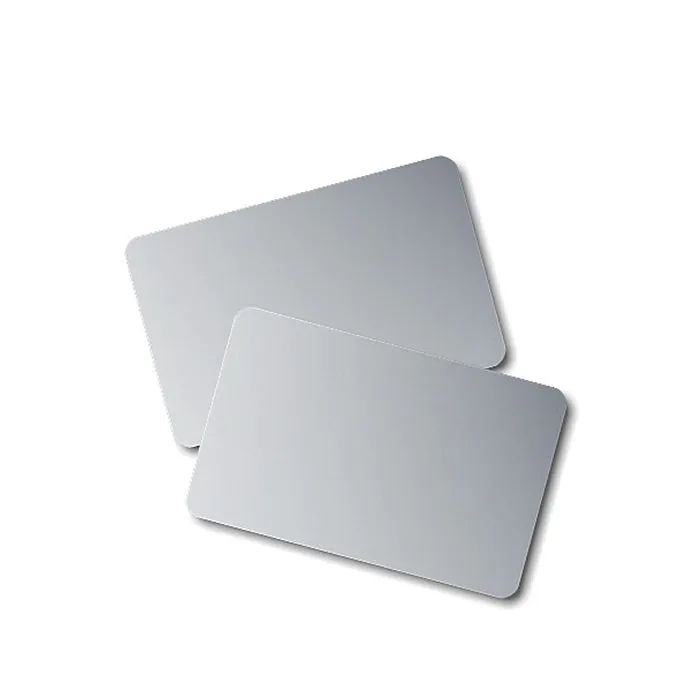 PlusCard PVC Silber (100 Stück)