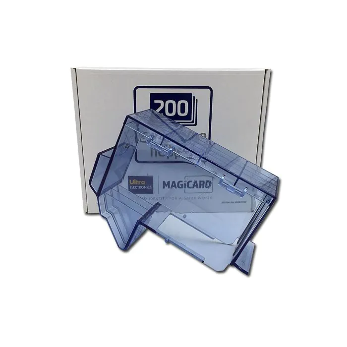 Magicard Rio Pro 200 card feed slot, extended hopper