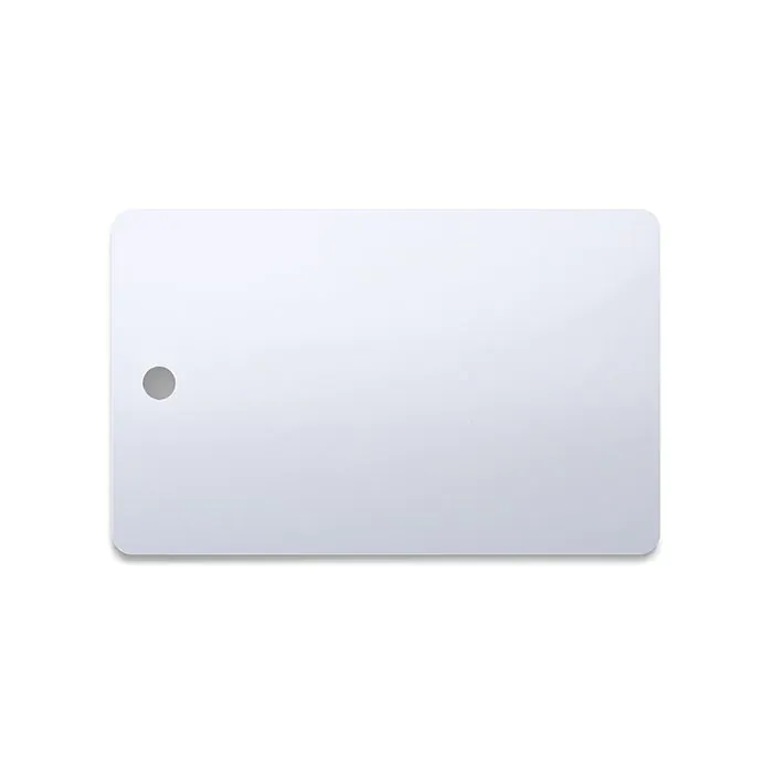 PVC card Premium 86 x 54 x 0.76 mm round hole short side (500 pieces)