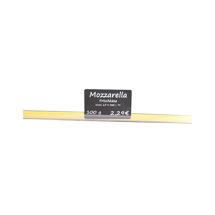 Transparent 0.5 m rail for sticking cards