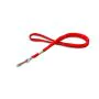 Lanyard flat 12 mm swivel hook red - 10 pieces thumbnail