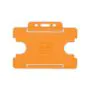 BioBadge Open Faced Holders Landscape - Pack of 100 / orange thumbnail