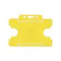 BioBadge Open Faced Holders Landscape - Pack of 100 / gelb thumbnail