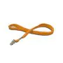 Lanyard flach 10 mm Bull-Dog-Clip Orange thumbnail