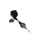 Lanyard flach 16 mm mit Kartenjojo Break-Away Schwarz thumbnail