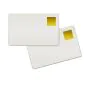 Plastikkarten 0,76 mit goldenem Fenster Holopatch (500 Stück) thumbnail
